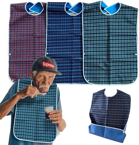 bibs for elderly adults|washable adult bibs for seniors.